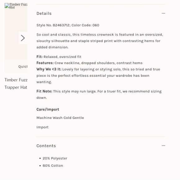 Free People Classic Striped Oversized Crewneck Blue and White, Yellow Trim NWOT - Picture 9 of 11